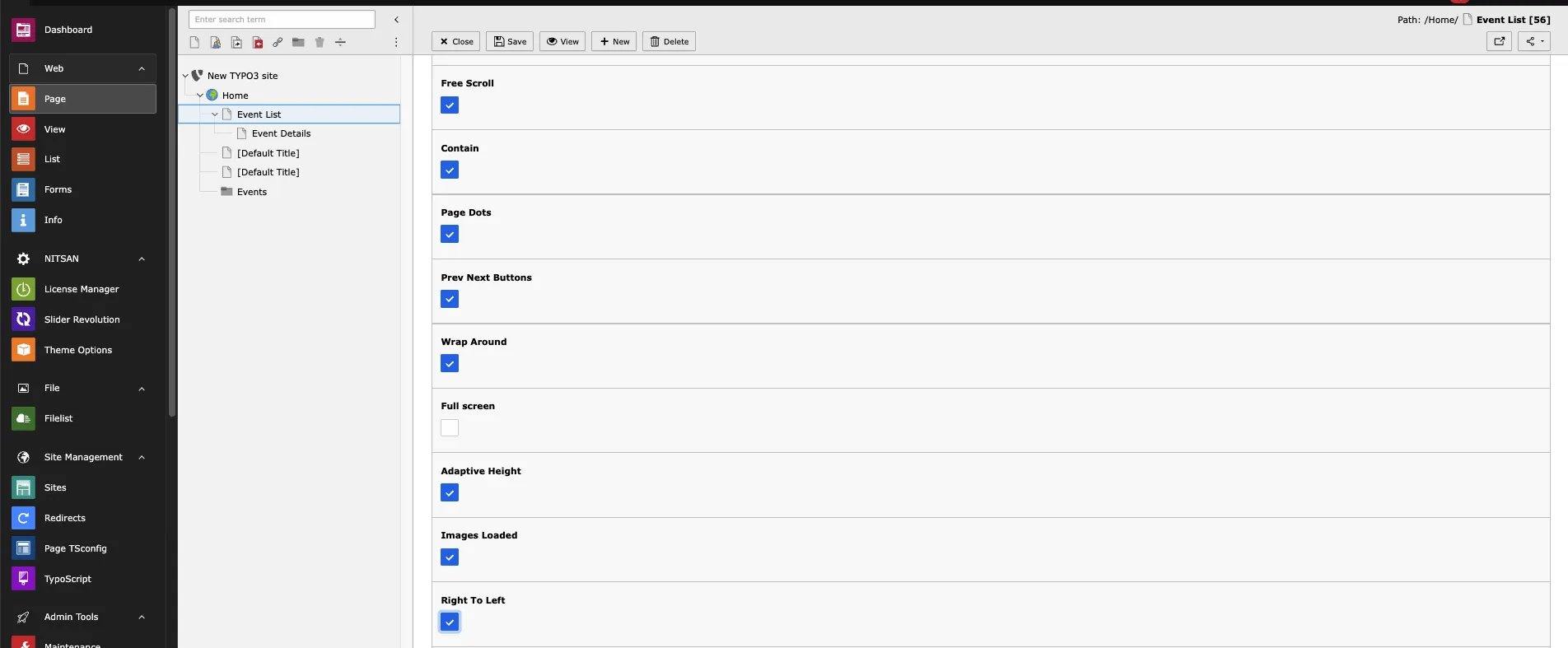 List