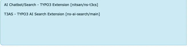 Required TypoScript includes for T3AS and T3CS