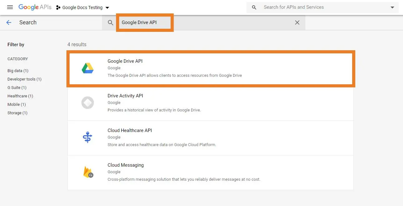 Enable API