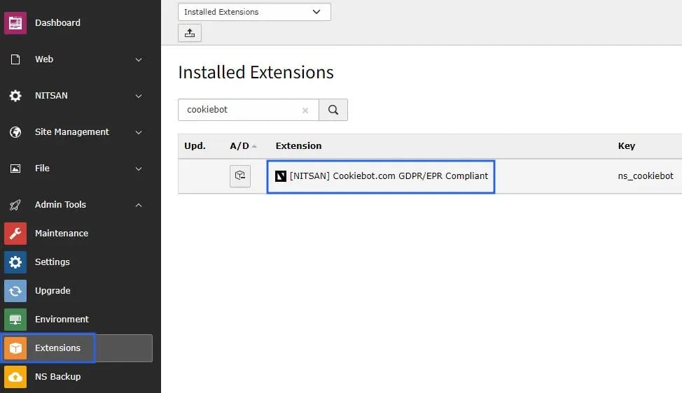 Install Extension