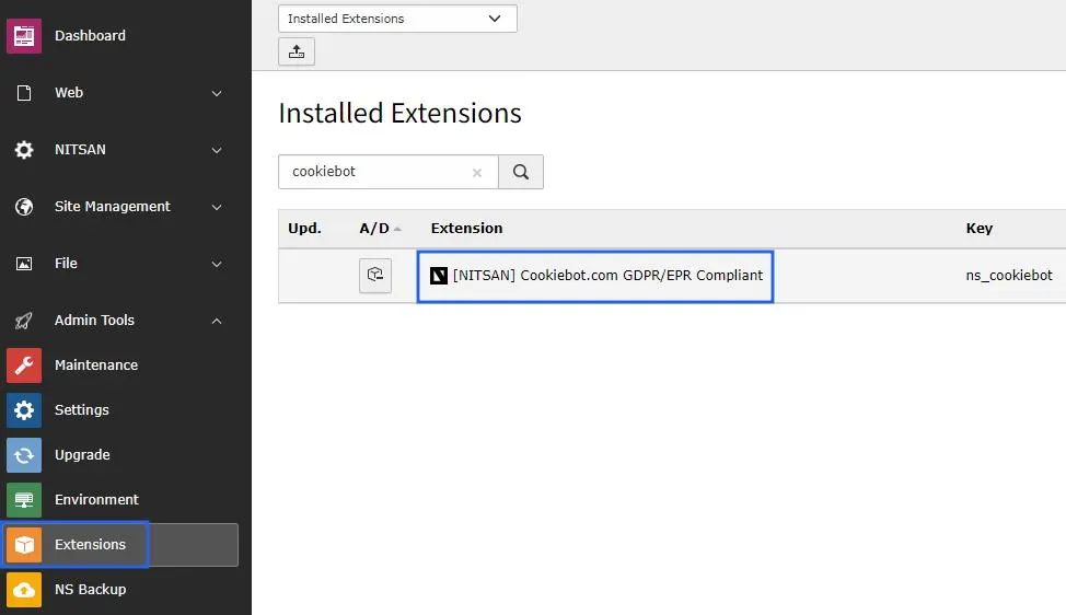 Install Extension