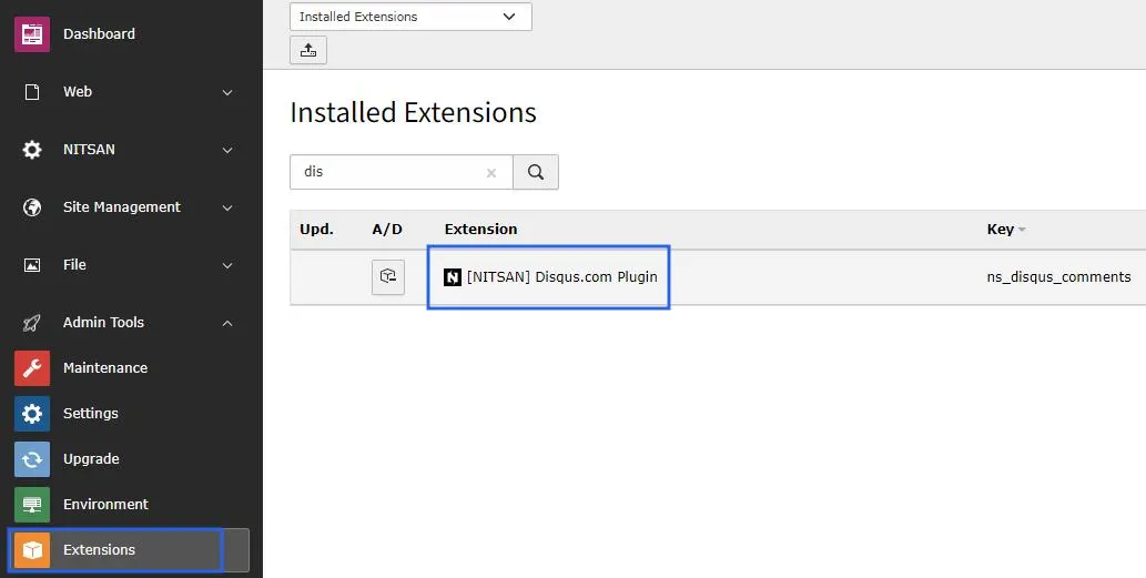 Install Extension