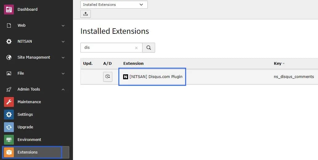 Install Extension