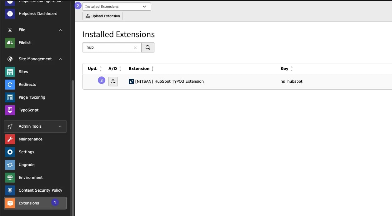 Install Extension