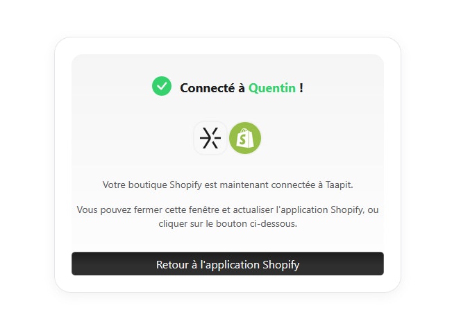 Connection successful
