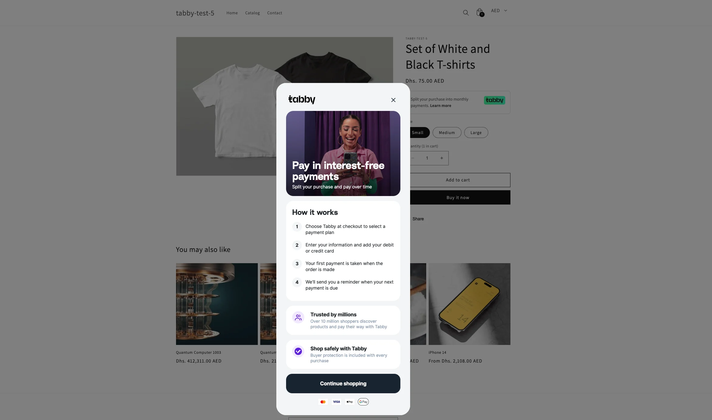 No-price pop-up