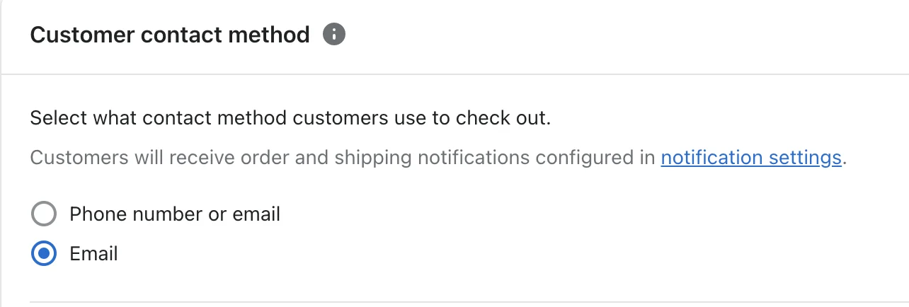 Customer contact method