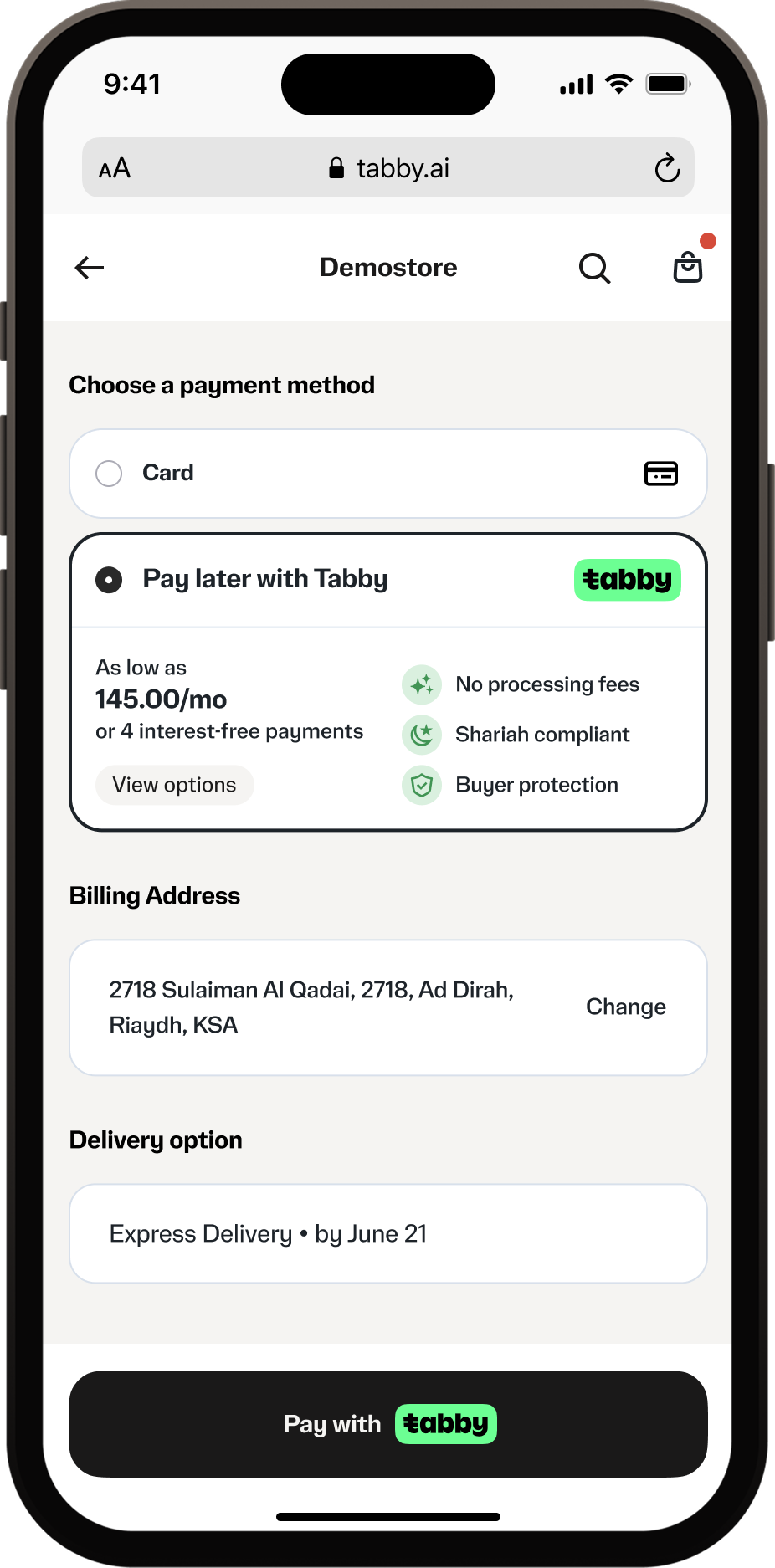 On‑Site Messaging - Tabby
