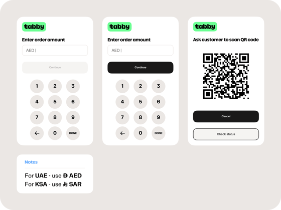 Orty POS Integration - Tabby