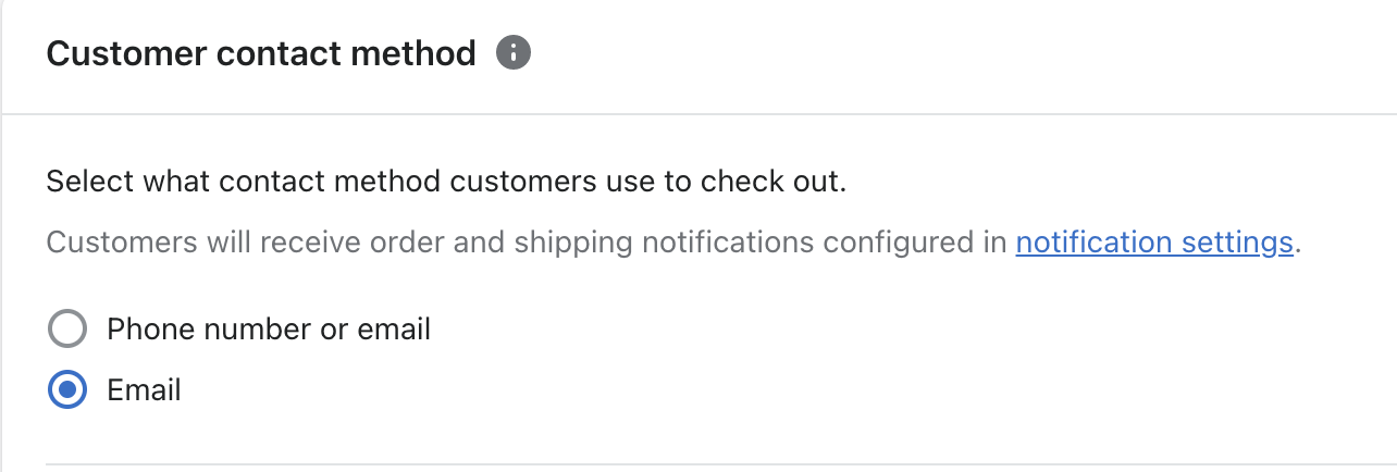 Customer contact method
