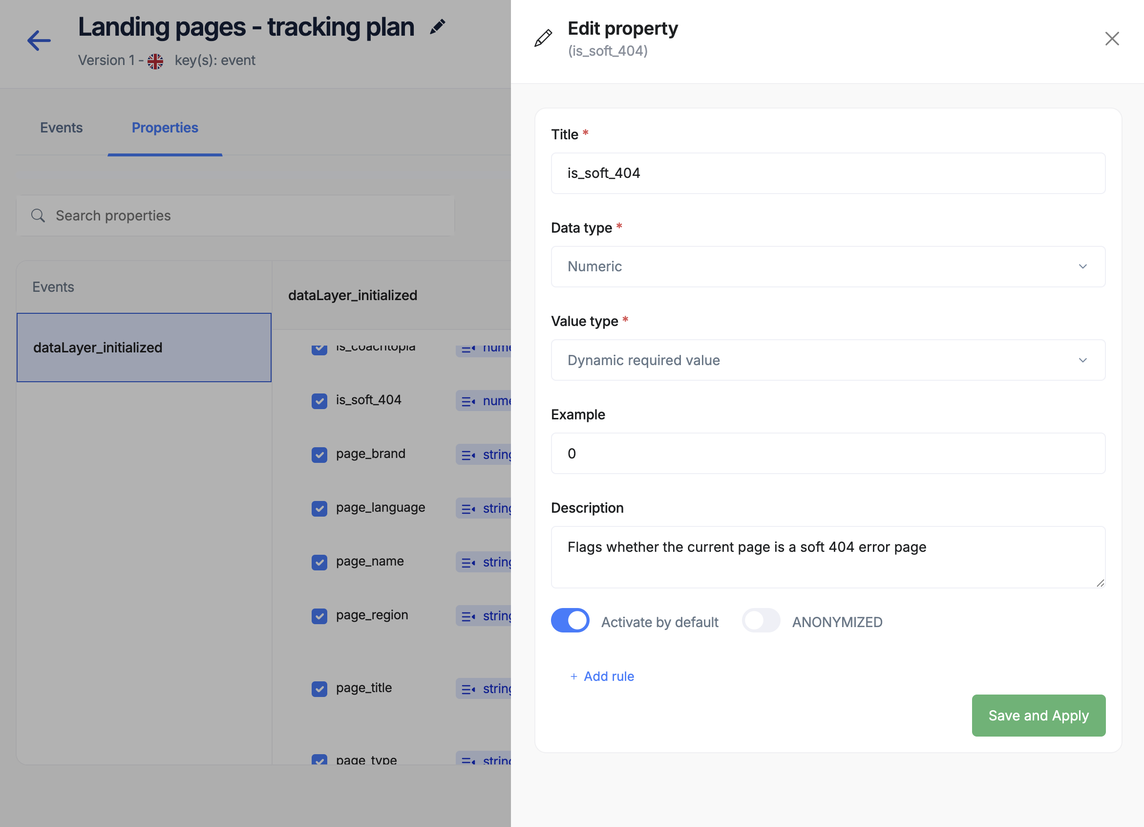 Variable Validation Rules