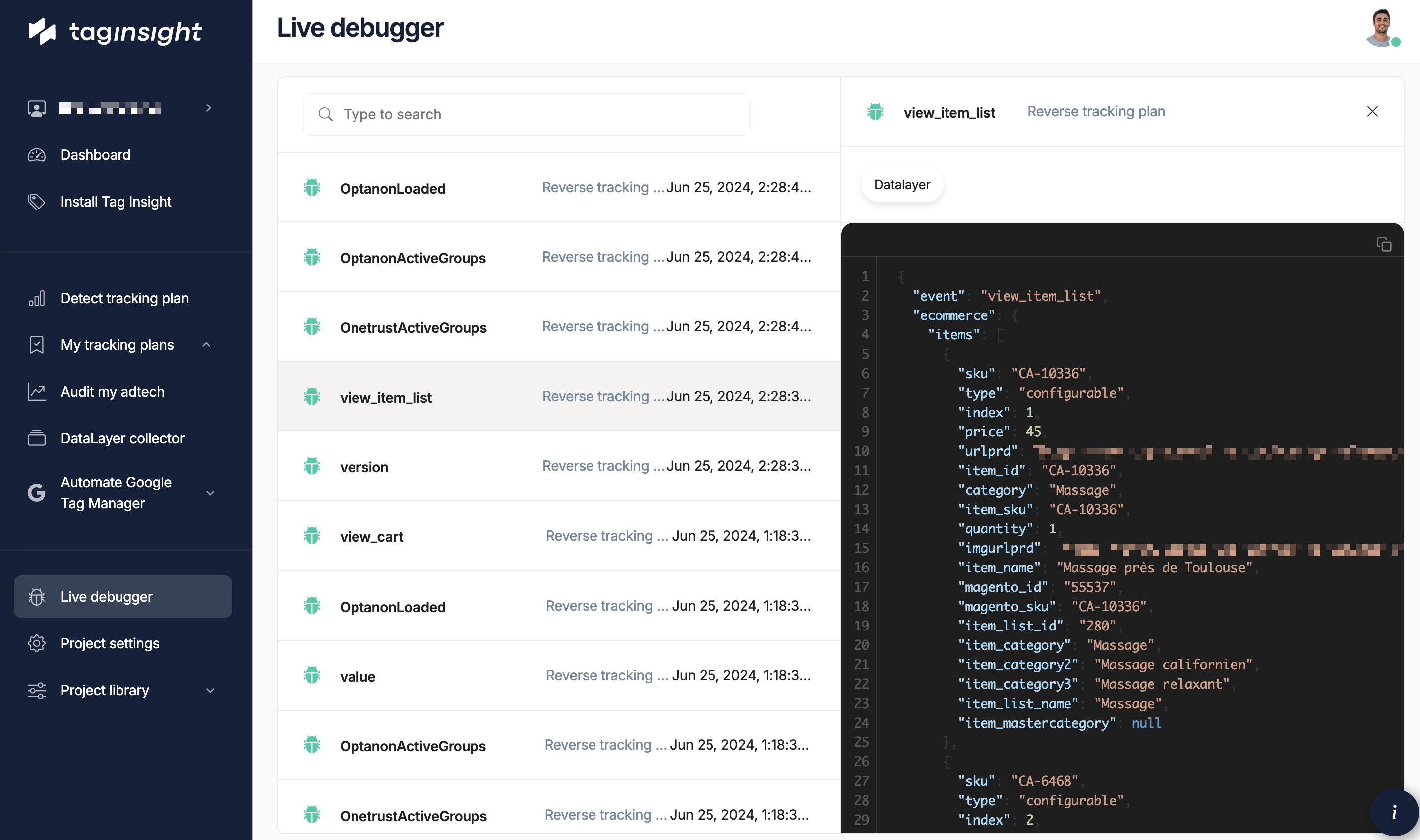 Data Layer Collector Interface