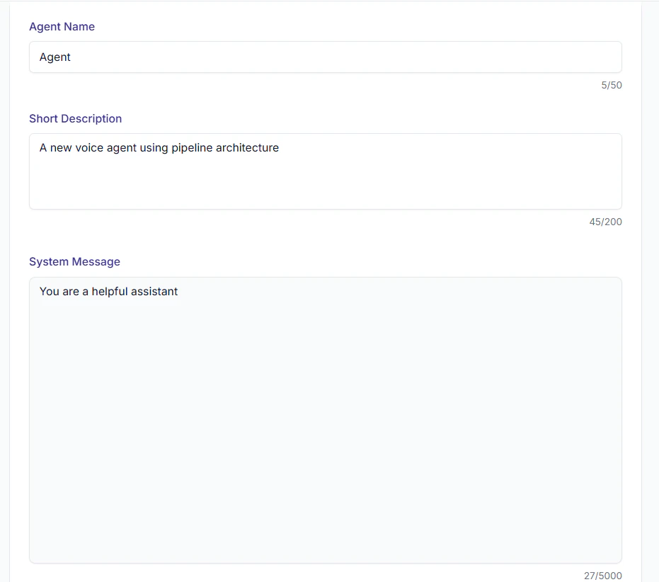 System prompt editor