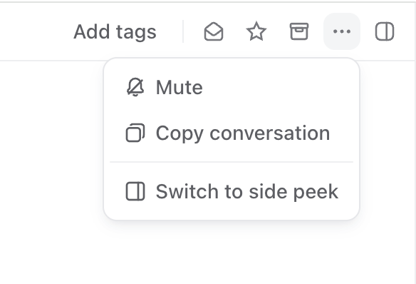 Mute Conversation