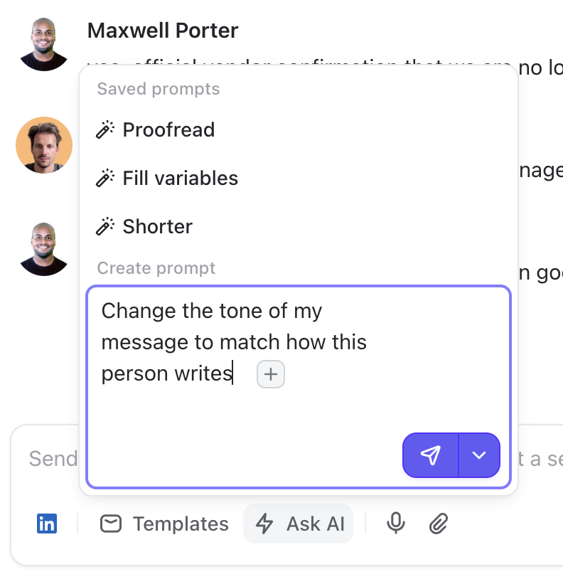 Composer Write Ai Prompt On The Go