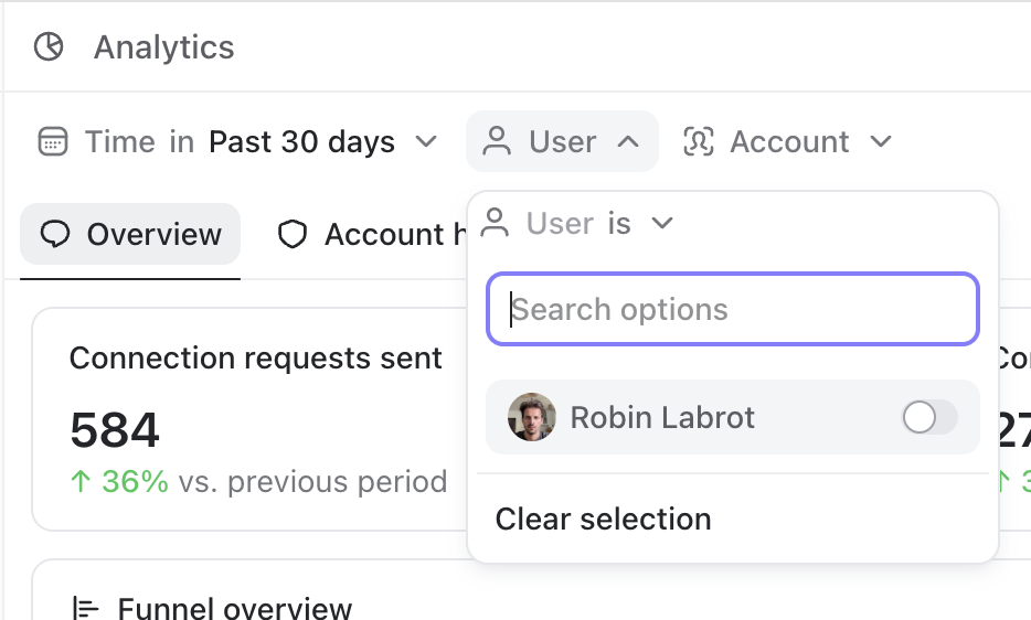 Analytics Filter