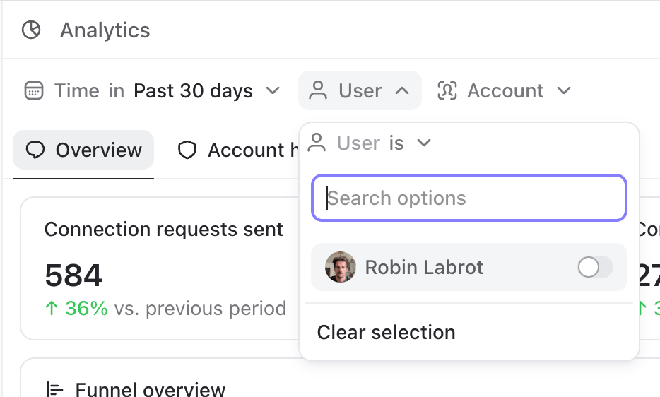 Analytics Filter