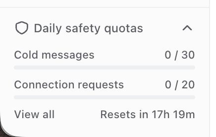 Shared Safety Quotas Inbox Sharing