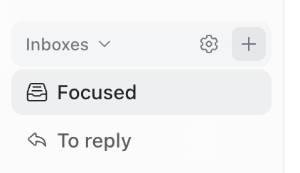 Create An Inbox Button Sidebar