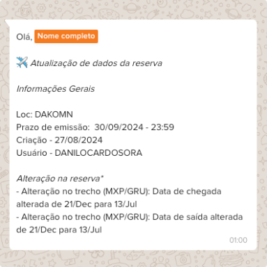 WhatsApp campaign example