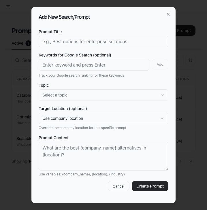 Add prompt dialog