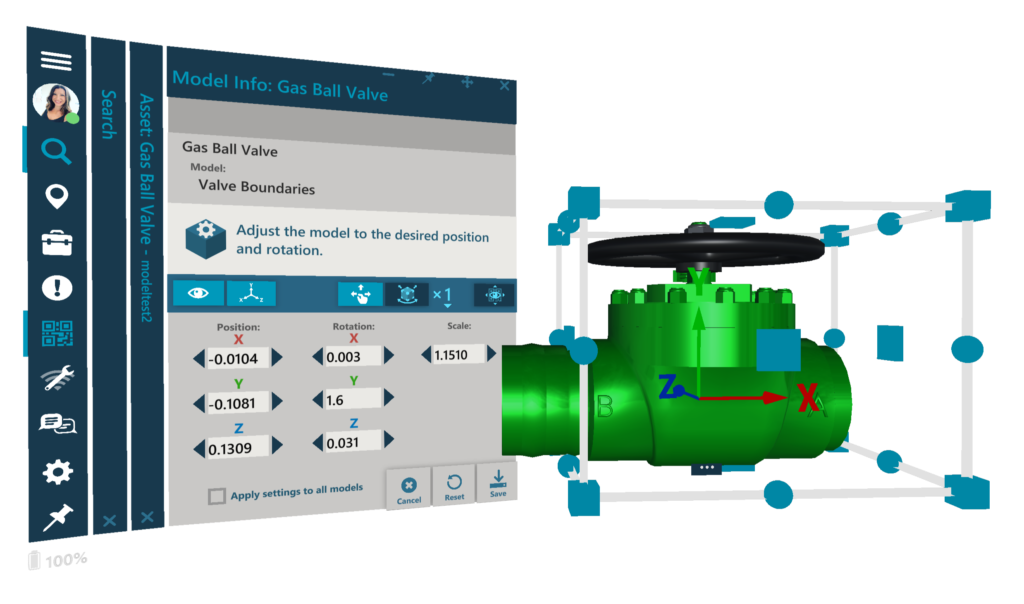2.4 3d Model Setup Mode Using Direct Adjust