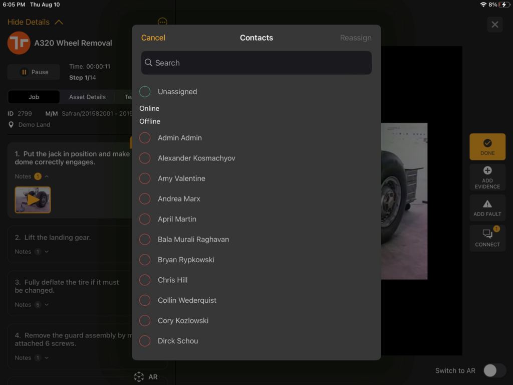 Reassign Assign Unassign 080823