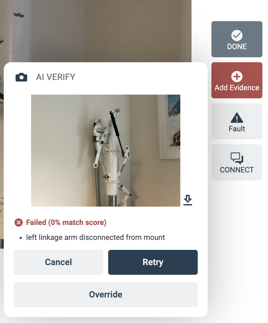 AI Verify Result Fail