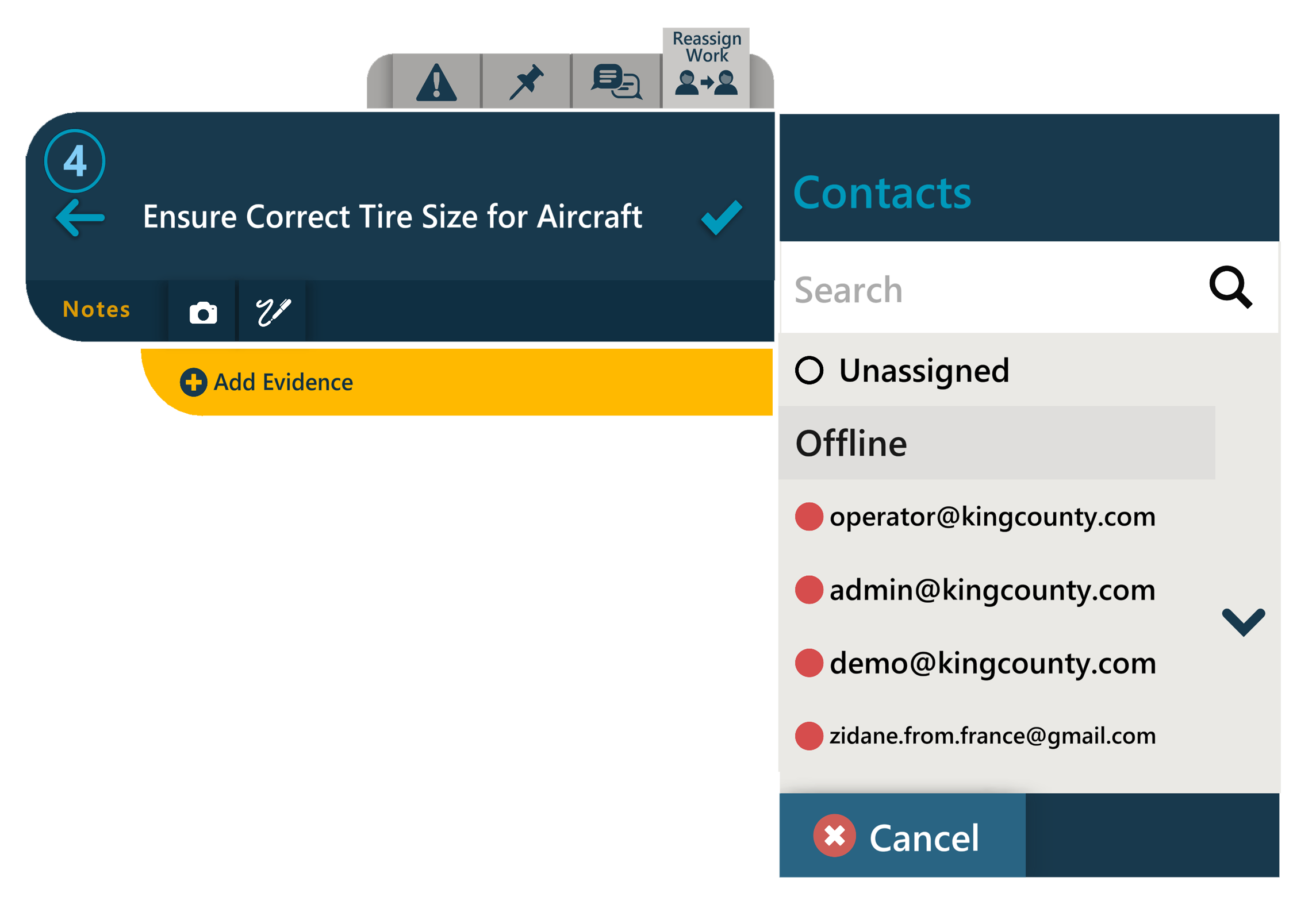 Reassign Work Reassign