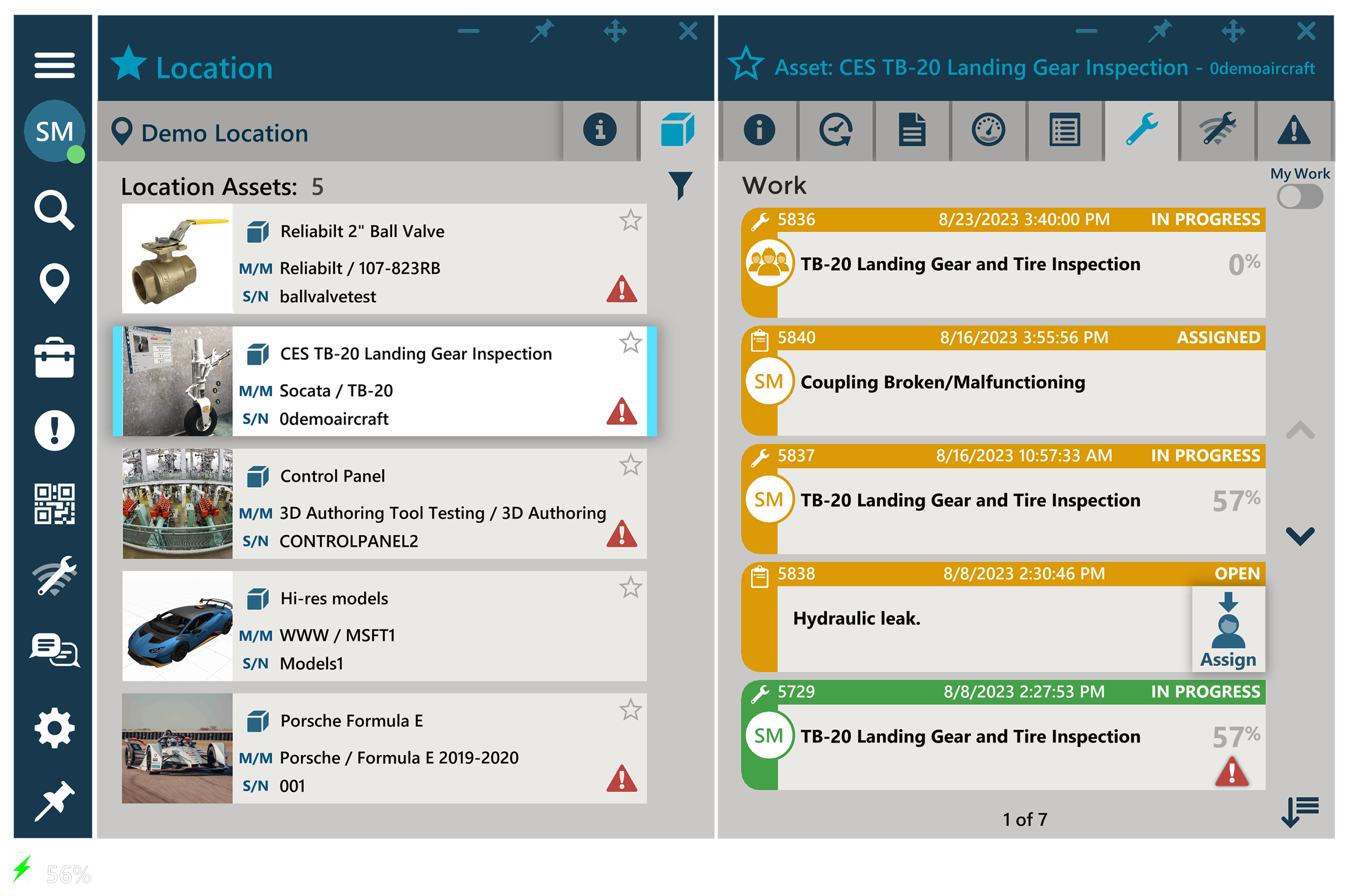 Find Work Asset Detail
