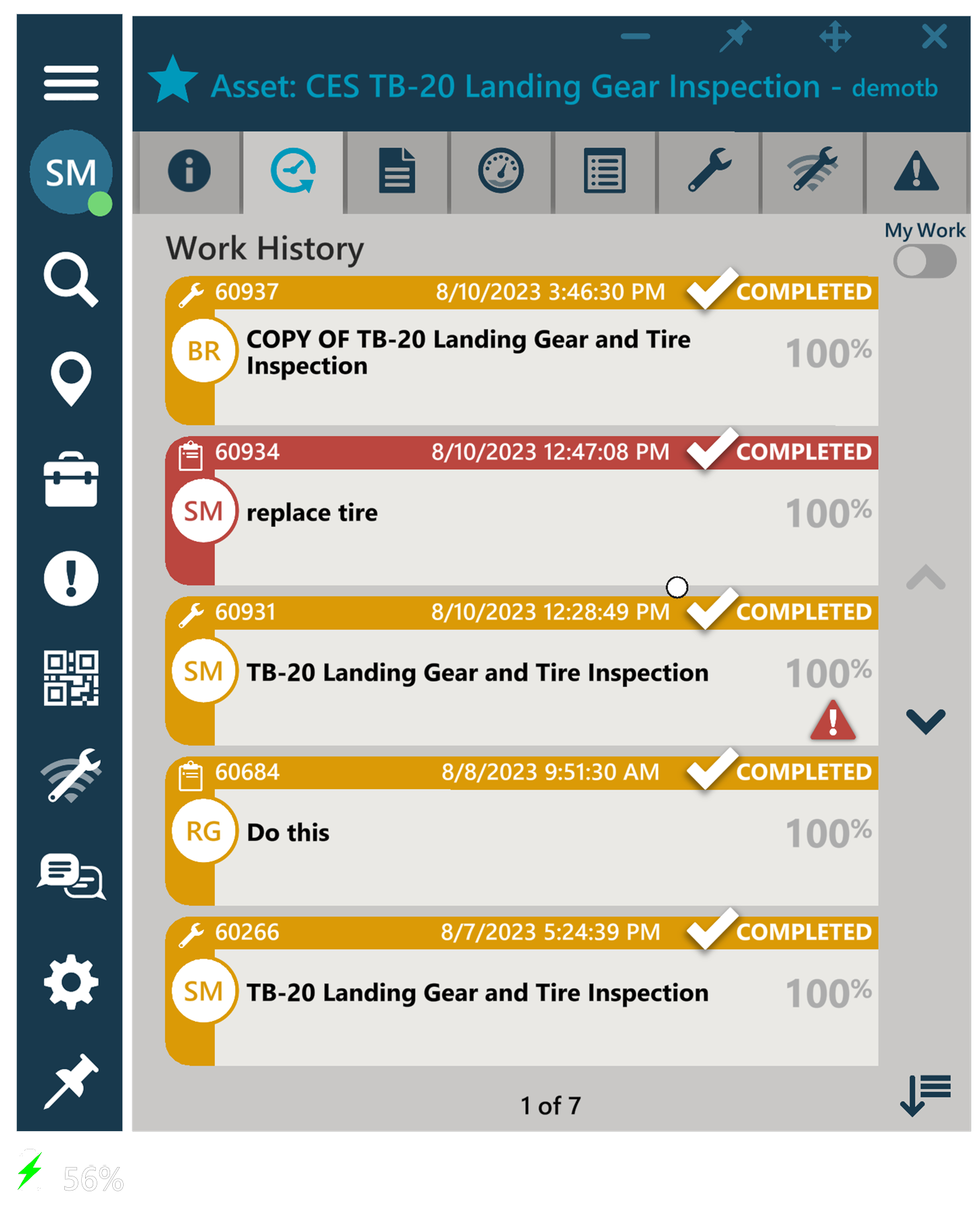 Find Work Work History