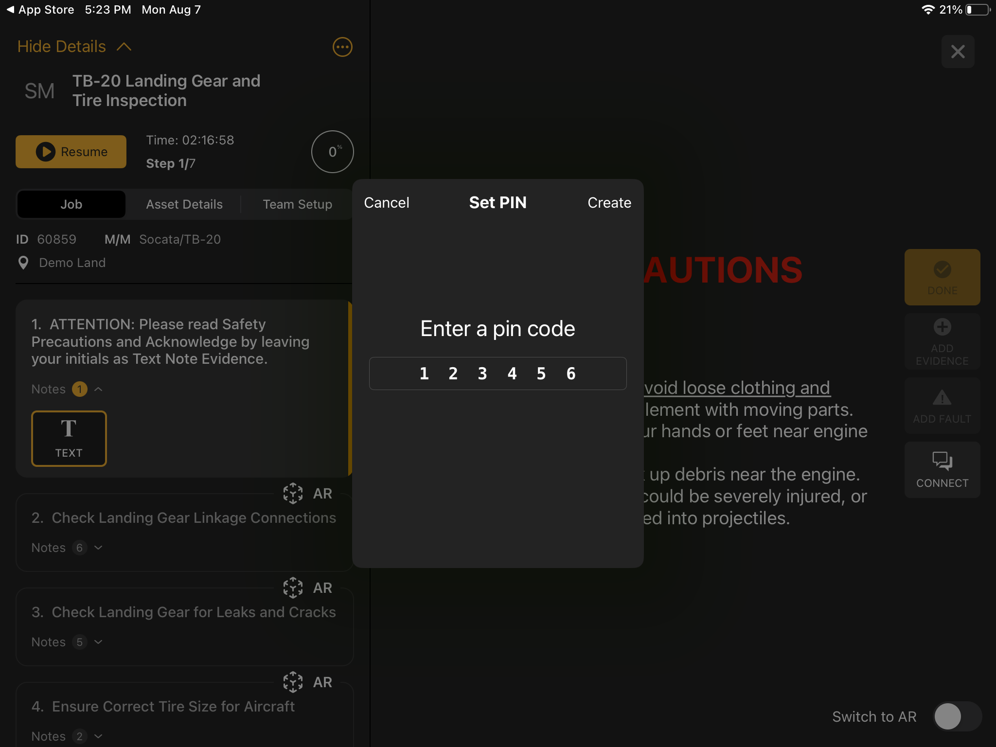 Offline Work Job Pin 080823