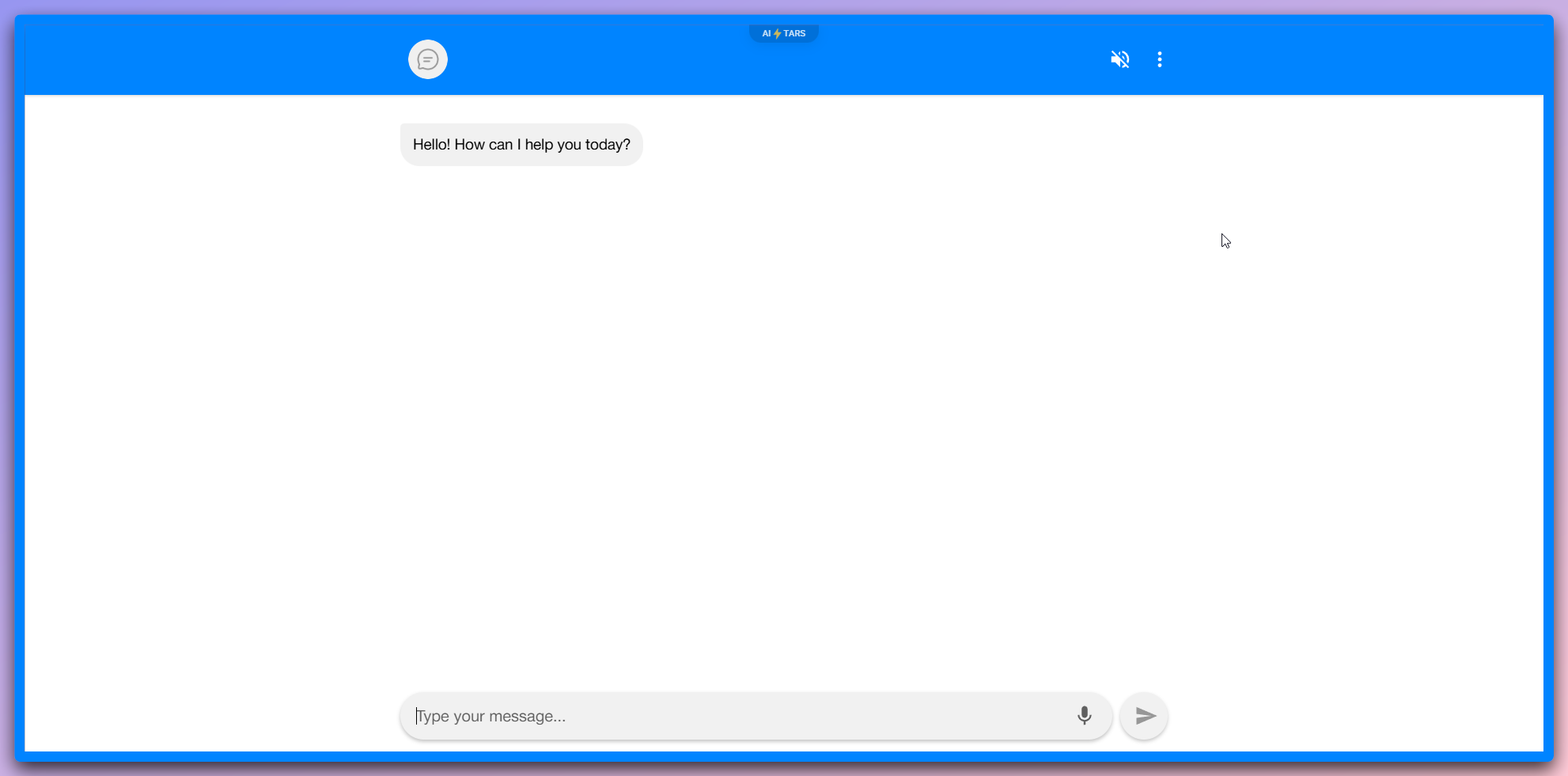 Agent opened in a new browser tab for full interaction