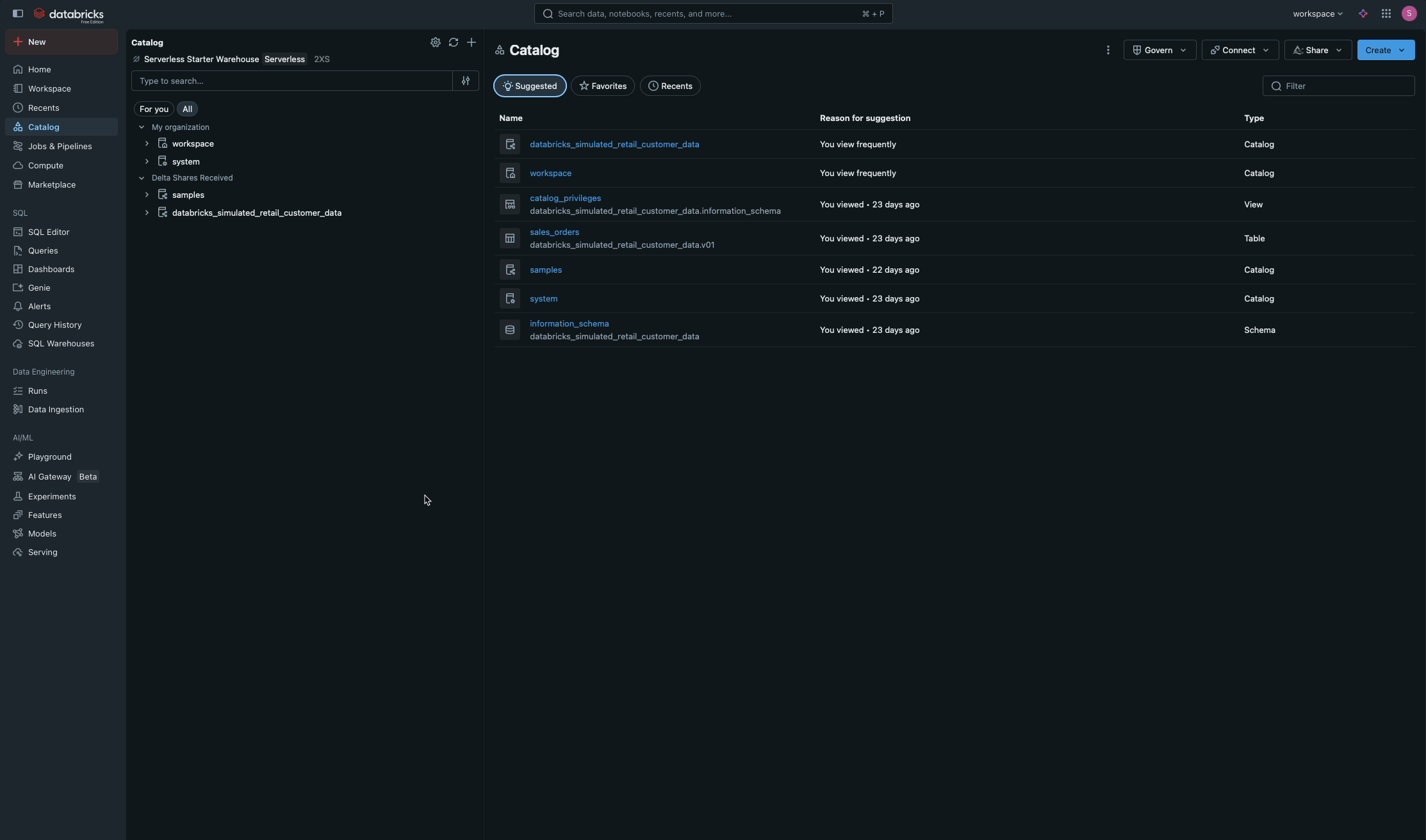 Search for Tavily MCP Server in Databricks Marketplace