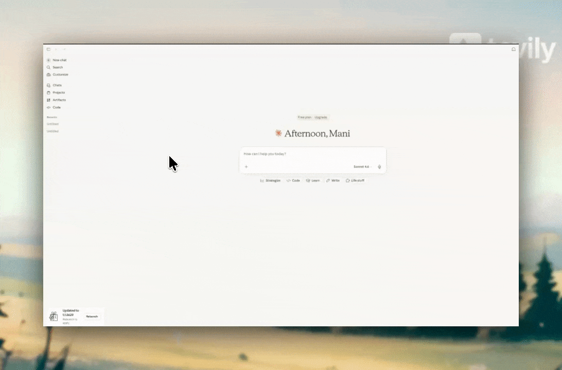 Onboarding Tavily Connector on Claude
