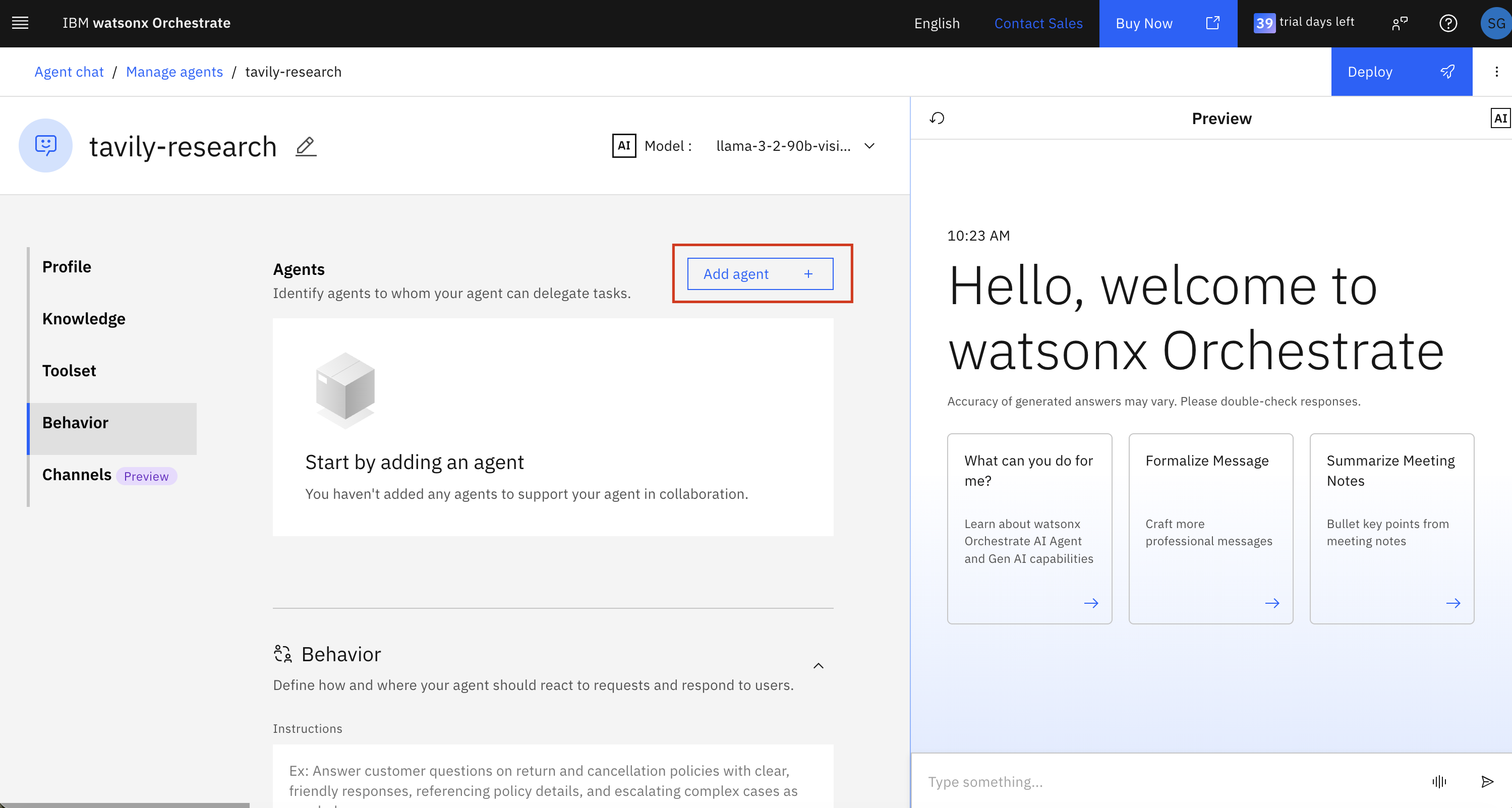 Add collaborator agent