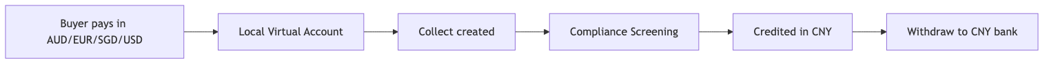 B2B Collections flow