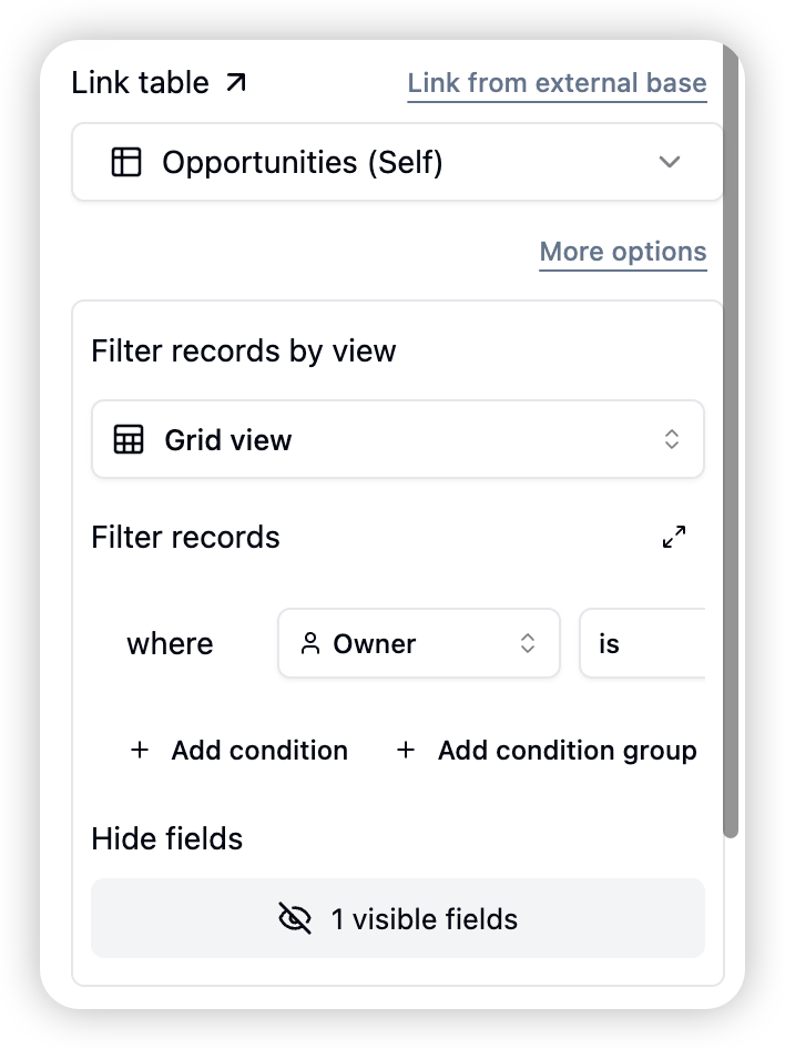 Filter Records from Views screenshot