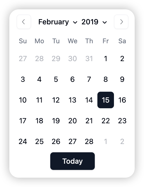 Date Picker Upgrade screenshot