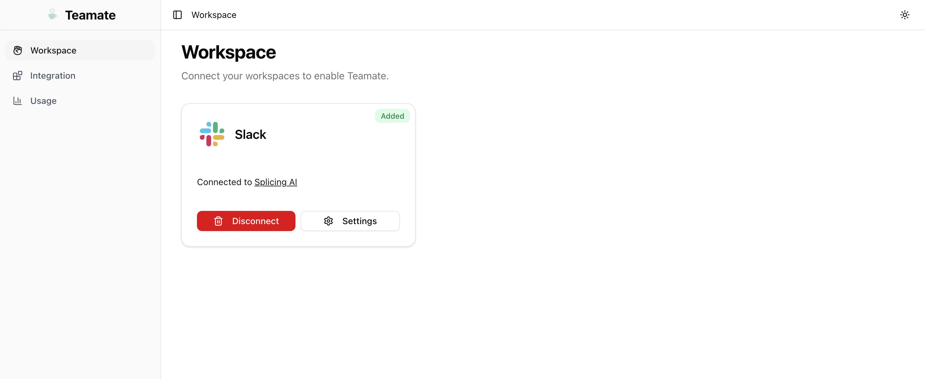 Slack connected