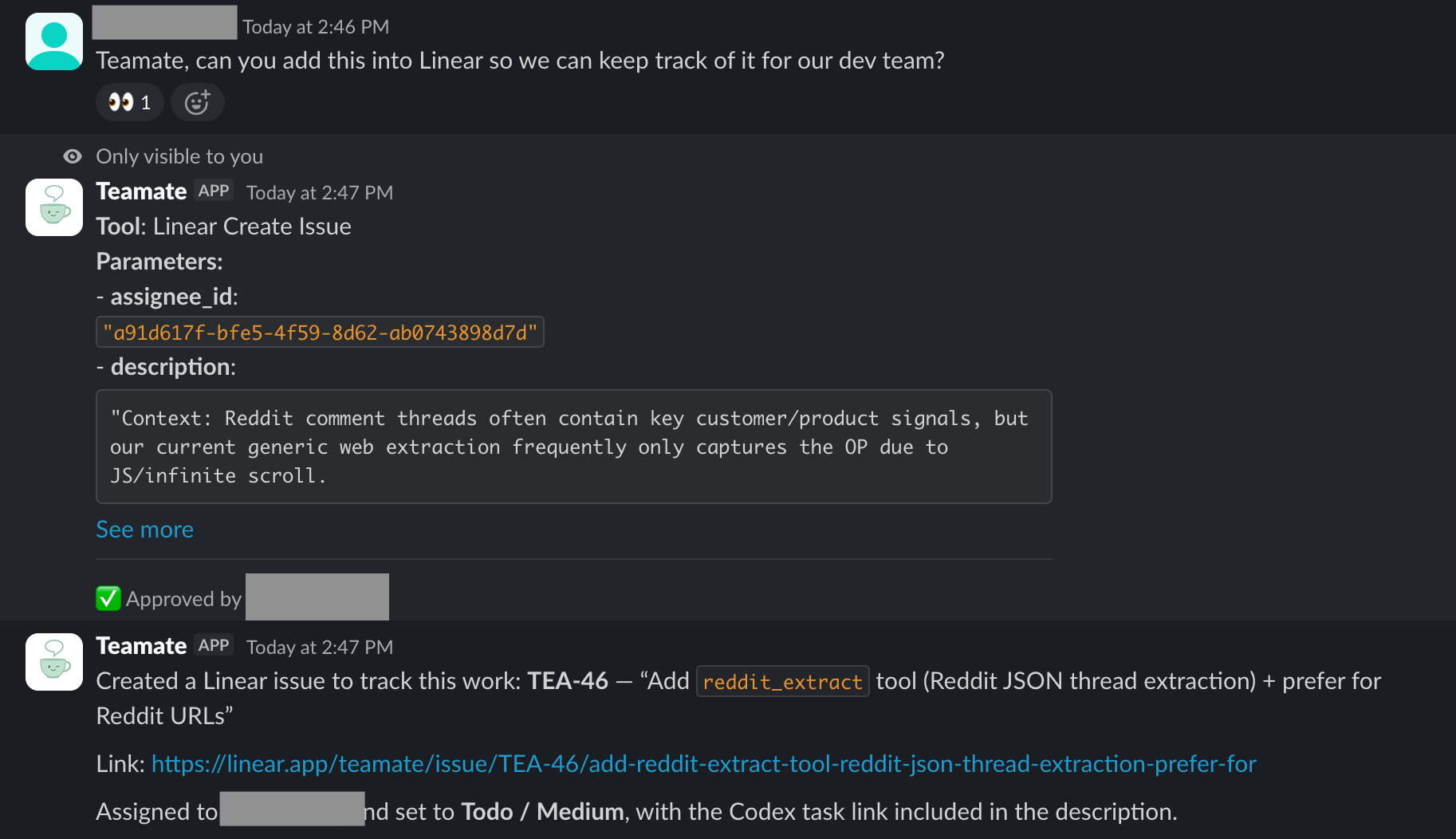 Take actions on behalf of users