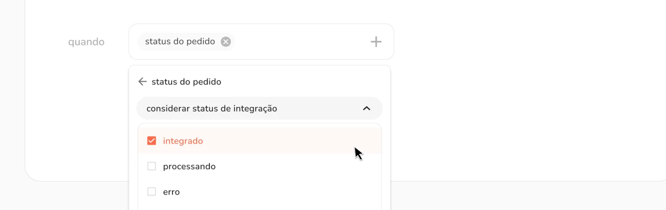 nova configuração de subcritério em políticas