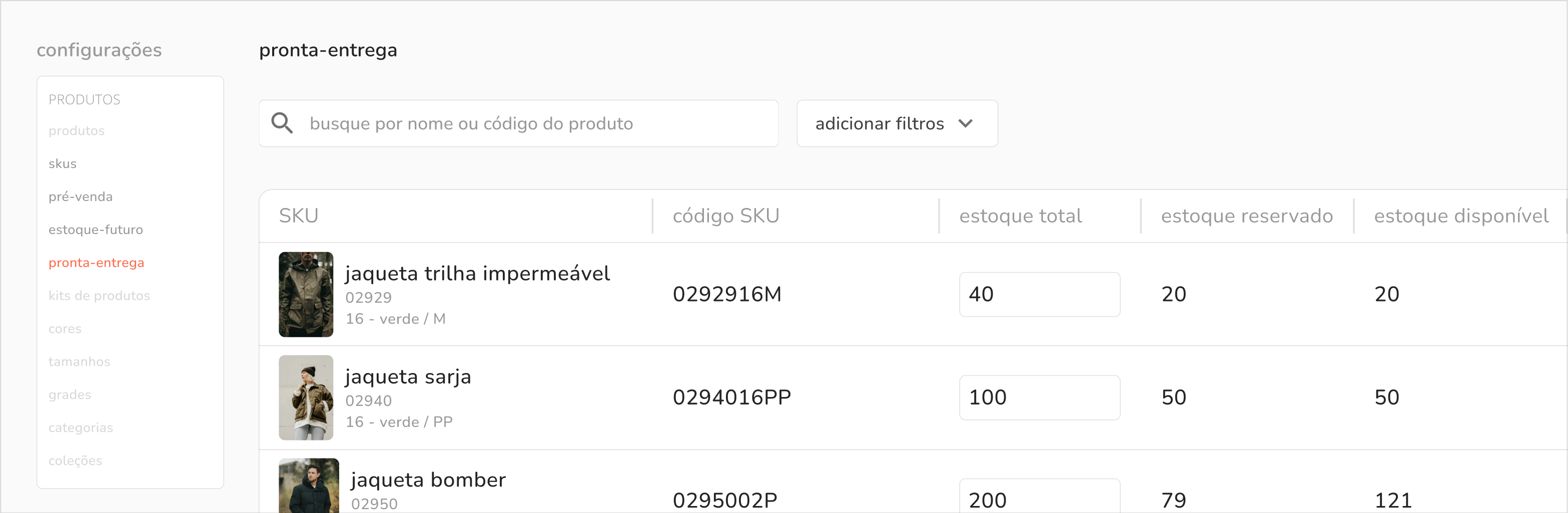 melhoria na gestão de disponibilidade de skus