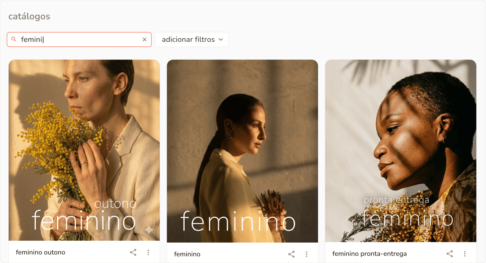 Novo Filtro No Catalogo