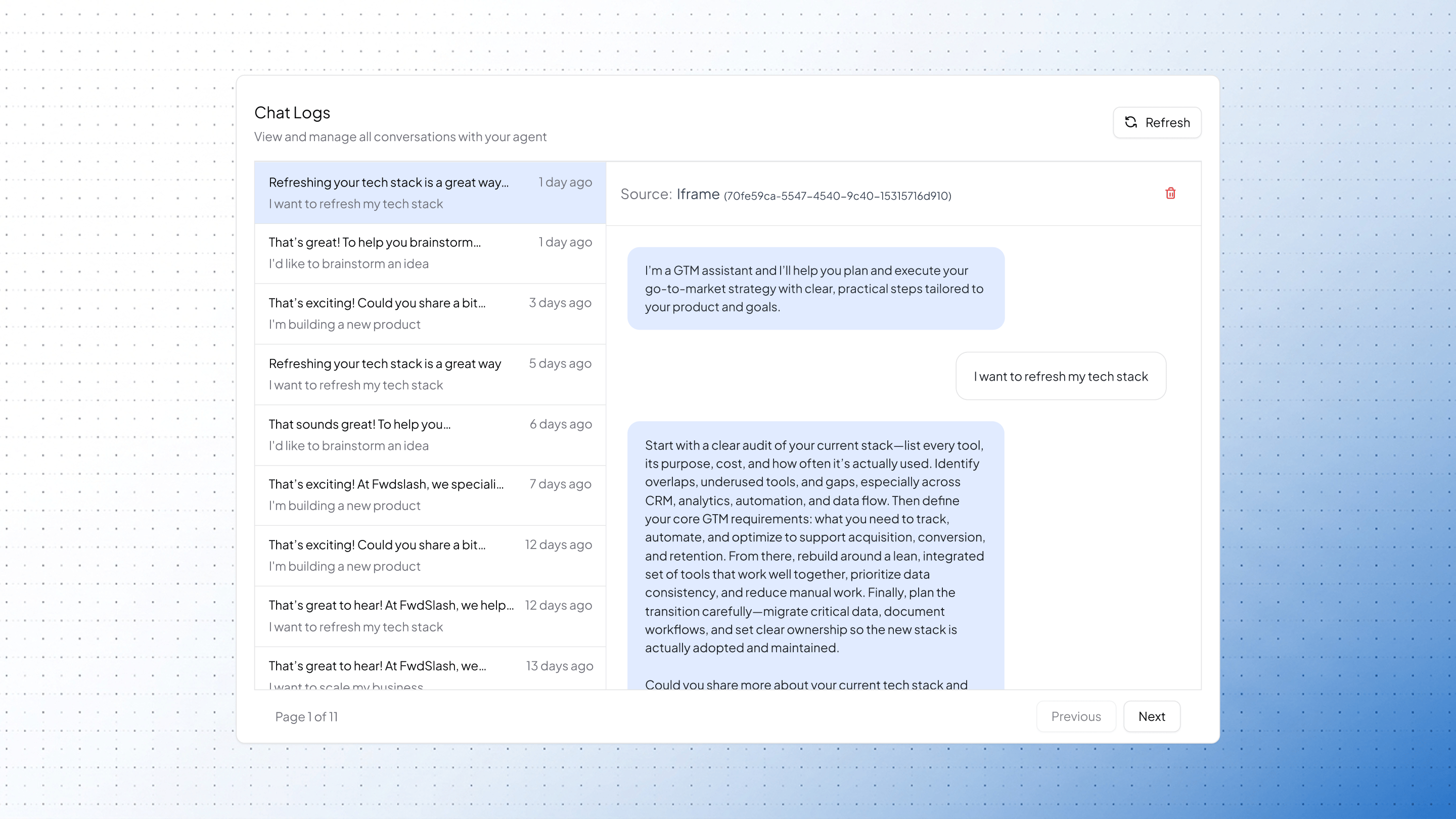 Chat Logs