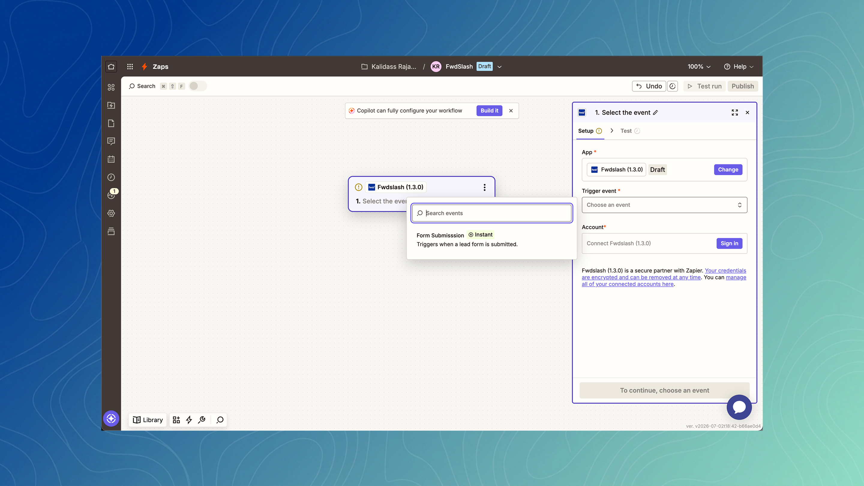Zapier Integration Trigger