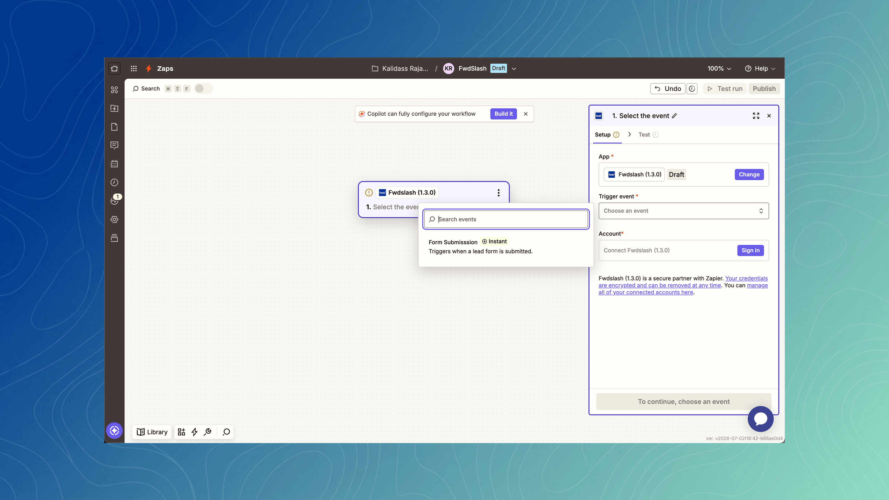 Zapier Integration Trigger