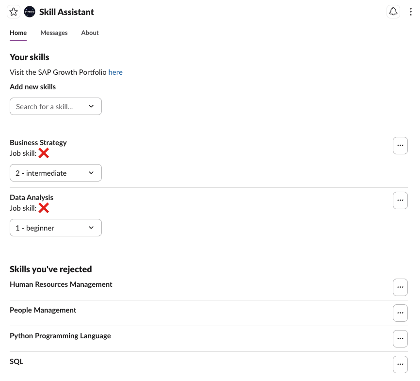 App Home for SAP customers