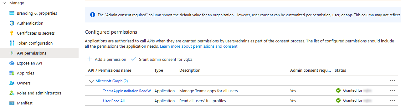 Add permission
