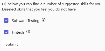 Skill description icon